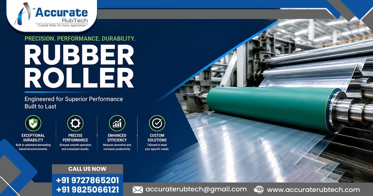 Industrial Rubber Rollers Manufacturer in Gujarat