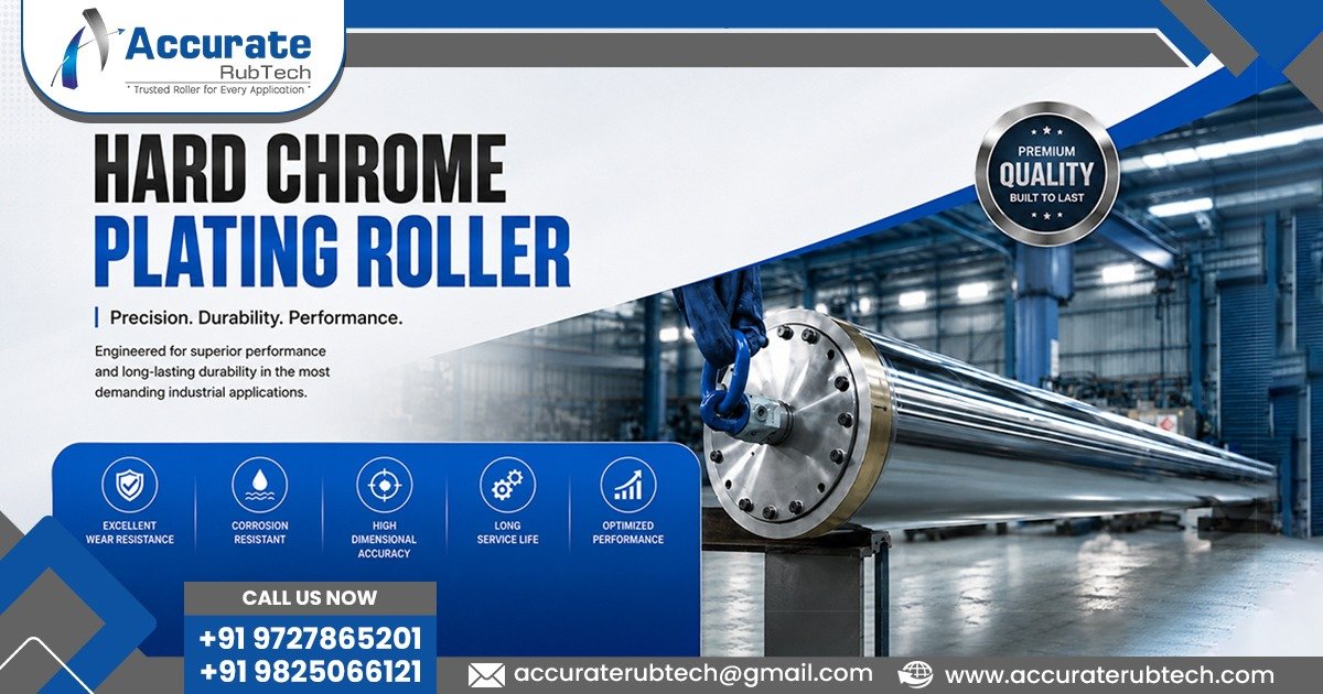 Premium Hard Chrome Plating Roller in Madhya Pradesh
