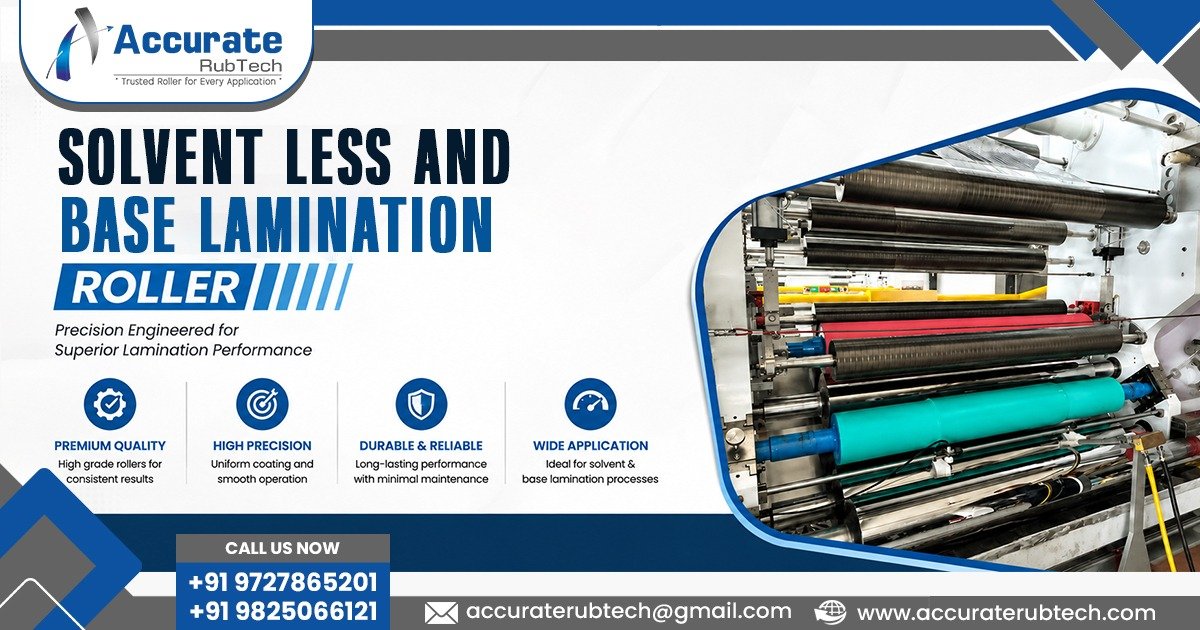 Solvent Less and Base Lamination Roller in Rajasthan
