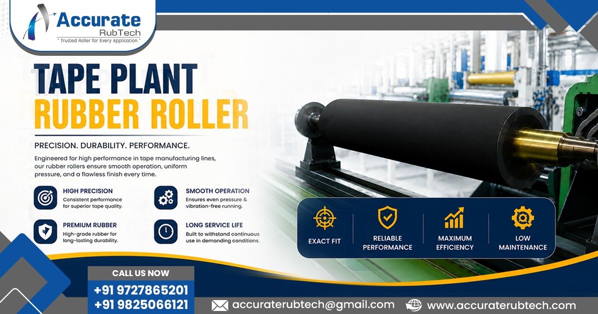 Tape Plant Rubber Roller in Madhya Pradesh