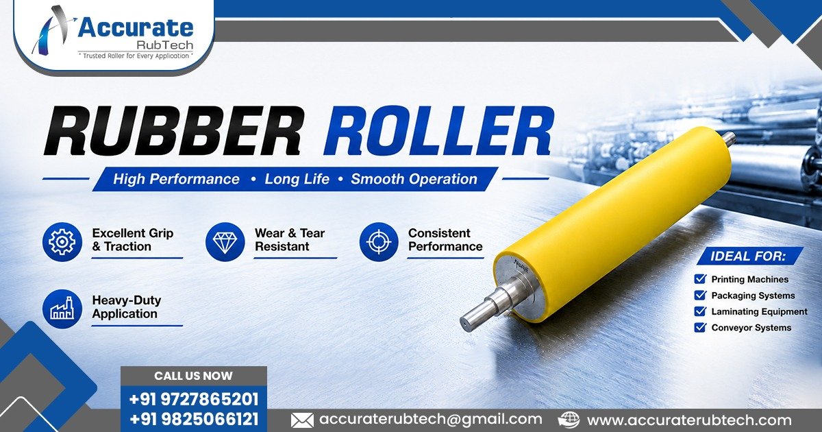 Industrial Rubber Roller in Rajasthan