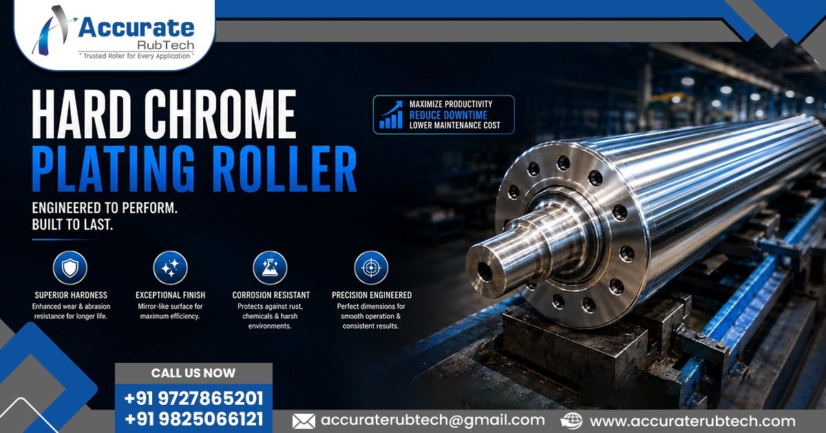 Hard Chrome Plated Roller in Maharashtra