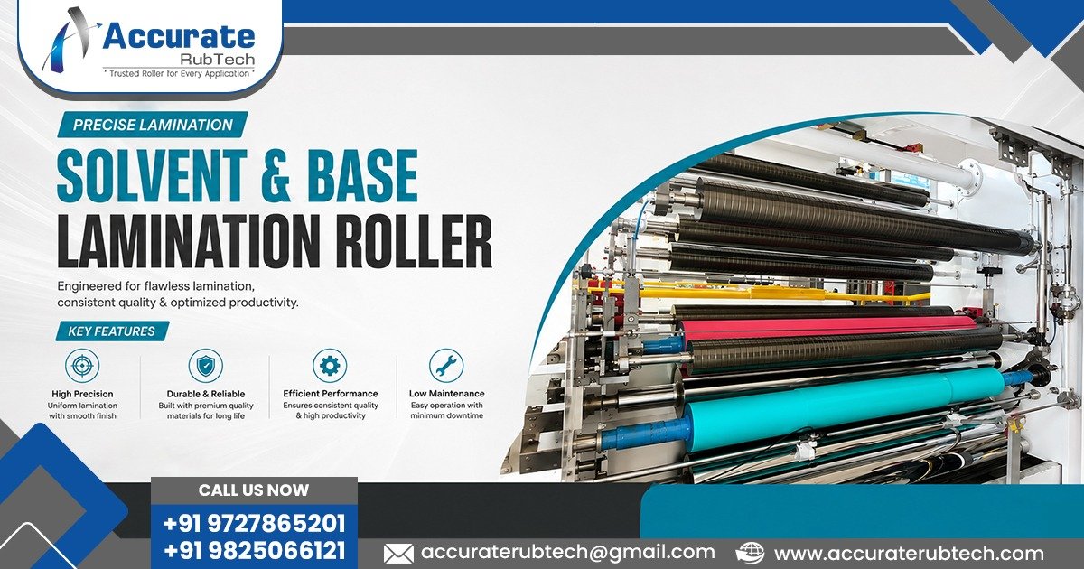 Solvent Less & Base Lamination Roller in Madhya Pradesh