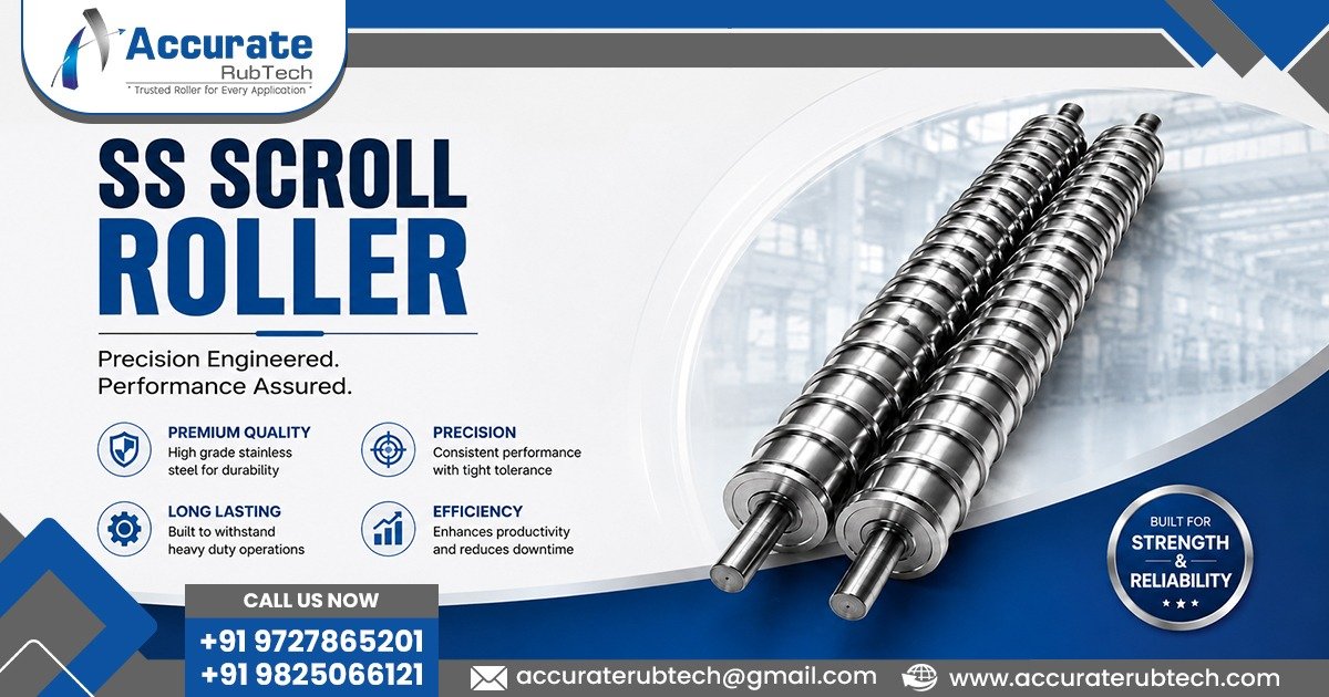 Stainless Steel Scroll Roller Supplier in Maharashtra