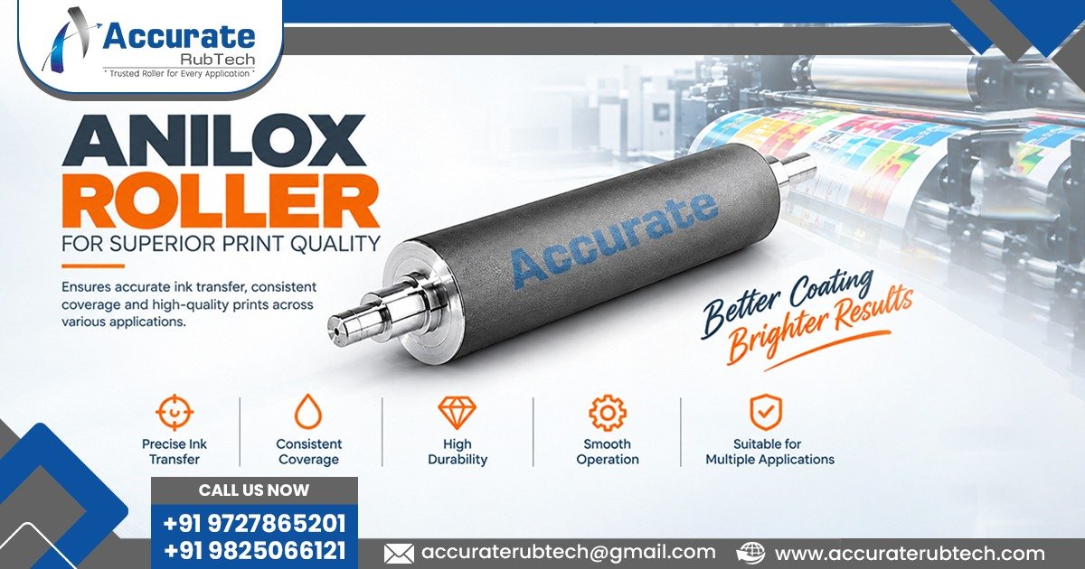 High Quality Anilox Roller in Gujarat