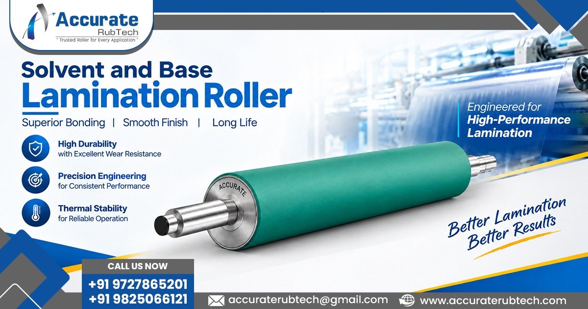 Solvent and Base Lamination Roller in Gujarat