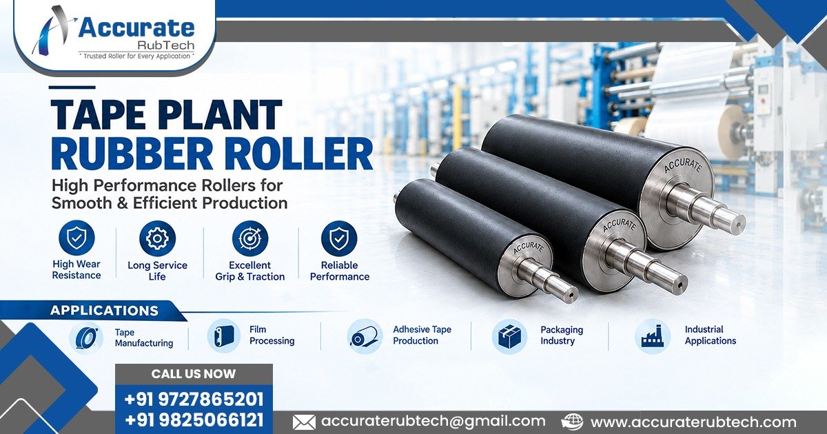 Tape Plant Rubber Roller in Rajasthan